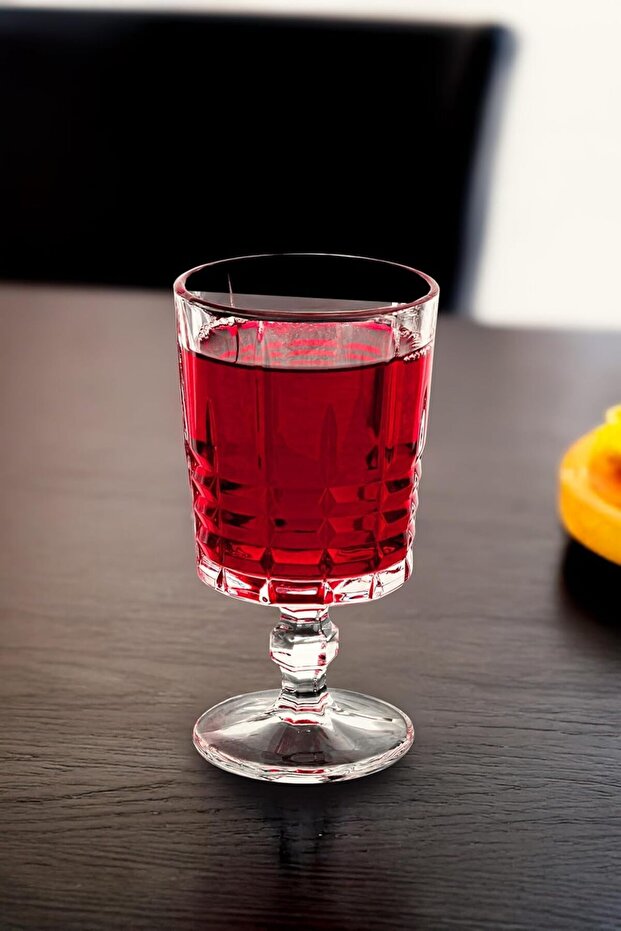 طقم كاسات عصير زجاجية 6 قطع نقشة 2