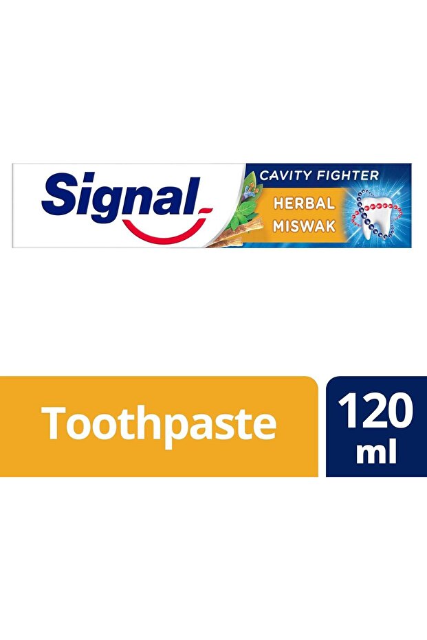 T.p 120 ml Cavity Fighter Herbal Miswak --- Signal Toothpaste 120 ml with Miswak and Herbs - 3