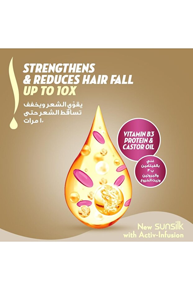 Shampoo Hair Fall Solution 200ml(Pink) - 3