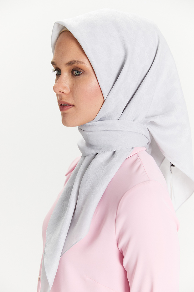 SS Logolu Monogram Eşarp - 6