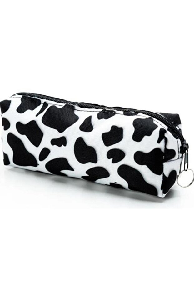 Cow Pattern Pen Holder - School Pen Holder - Makeup Bag