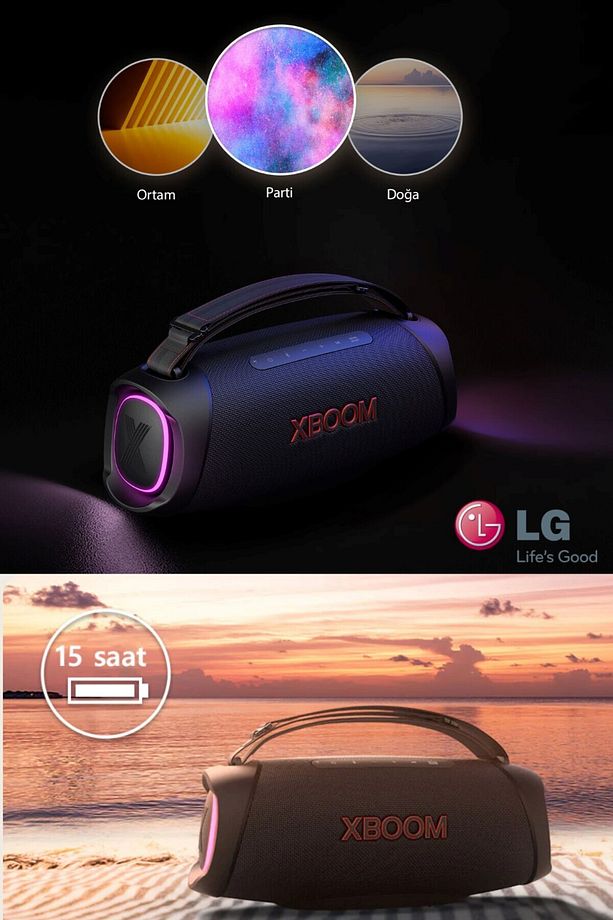 Xg8t8 Inç Woofer Ve 3'' Tweeter Yüksek Ses Için 60w Sound Boost Ip67 Askeri Standart 15 Saat Pil - 3