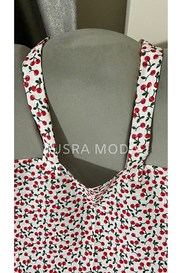 غطاء الرضاعة الطبيعية بنمط الكرز - 2