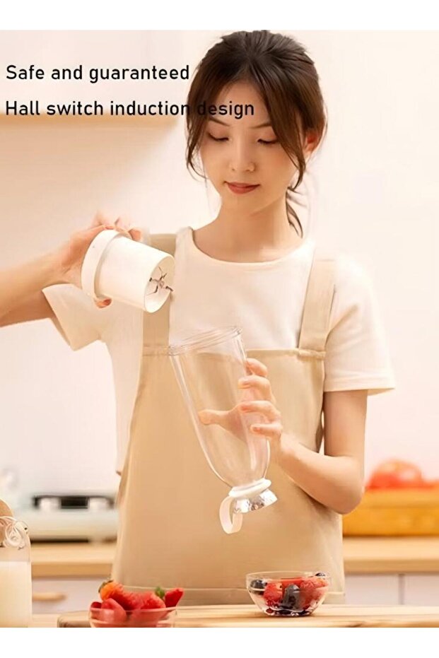 500ml Portable Mini Blender For Fresh Juice Smoothies Shakes - 4