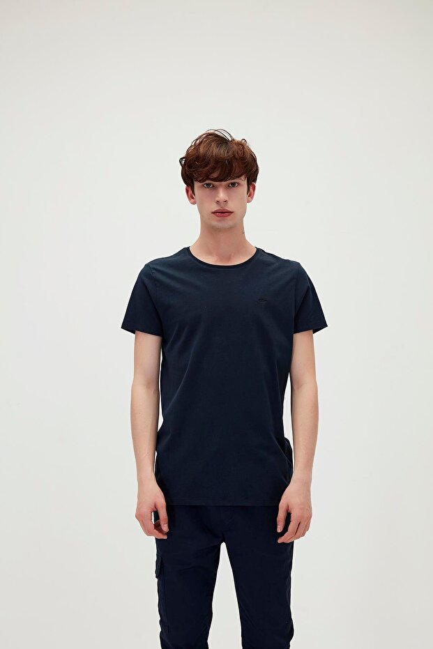 19.01.07.045-c07 Solid Erkek T-shirt - 1
