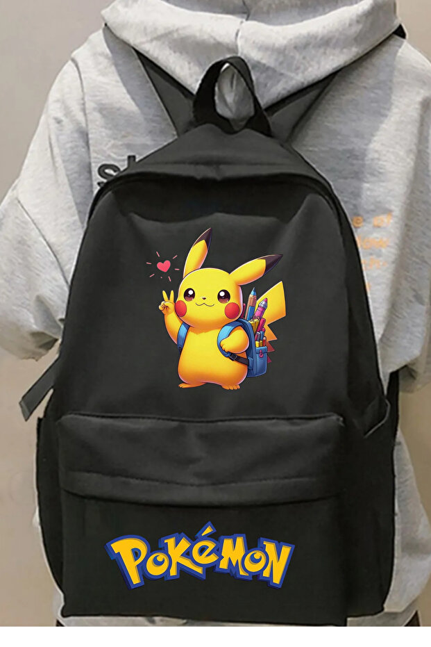 Pokemon Pikachu Printed School, Course, Course Backpack