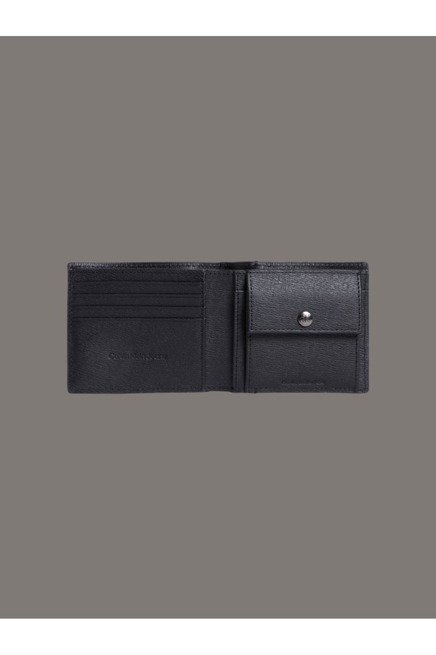 Siyah Erkek Deri Cüzdan MATTE BILLFOLD W/COIN - 3