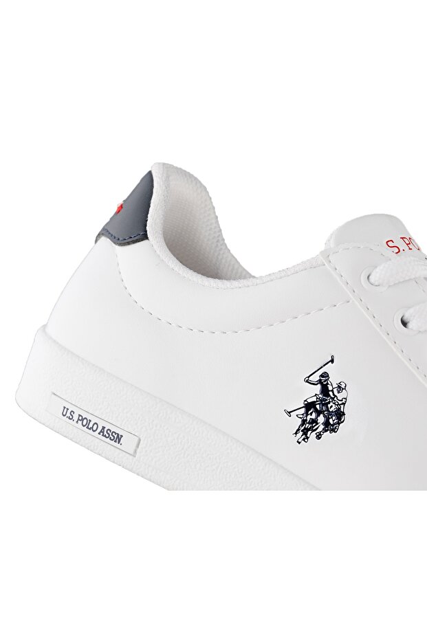 U.s. Polo Assn Franco Unisex Sneakers White - 6