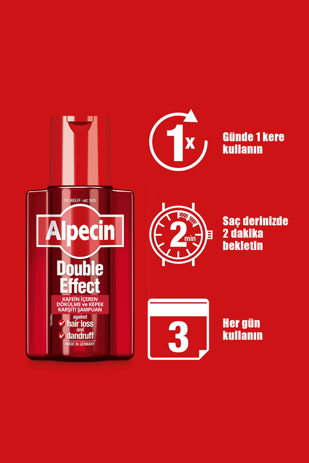 Alpecin Kafeinli Dökülme Kepek Önleyici Şampuan – 200 ml - 4