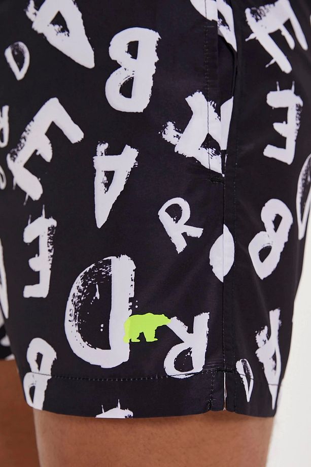 Badbear Bling Erkek Deniz Sort - Siyah - 2
