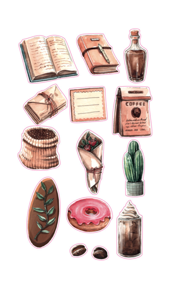 Goods and Plants Sticker Seti - 3