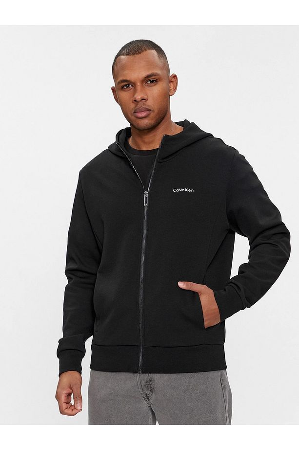 MICRO LOGO REPREVE HOODIE JACKET - 1