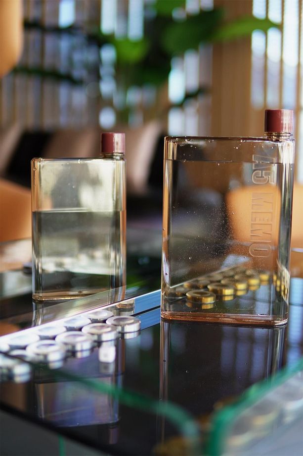 Sahara A6 MEMO 350ml Bottle Motivasyonel Su Matarası Notebook Sporcu Suluk Su Şişesi - 7