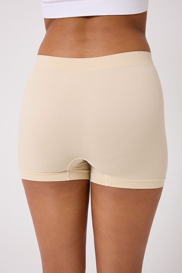 3'lü Kadın Dikişsiz Basic Boxer - 8