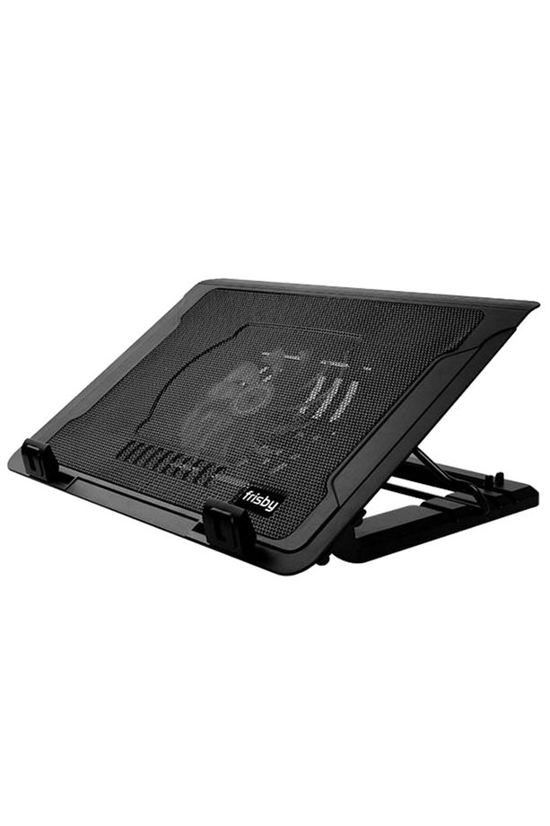Fnc-35st 14cm Led Fanlı Yükseklik Ayarlı, 2 Port Usb Hub'lı 10"-17” Notebook Stand Ve Soğutuc - 1