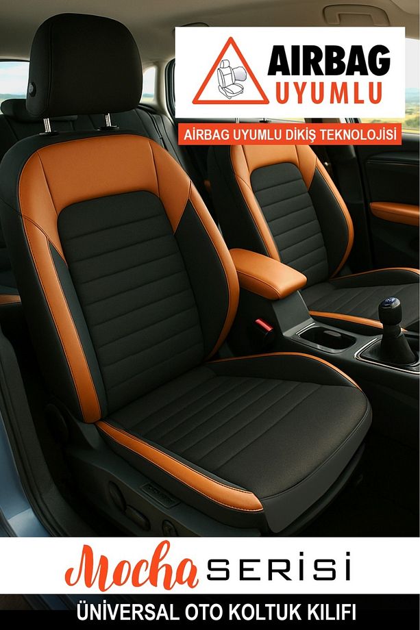 Mocha Taytüyü Oto Koltuk Kılıfı (RENAULT FLUENCE-MEGAN 1-2-3-CLİO-SYMBOL-TAİLANT-TOROS UYUMLU) - 2