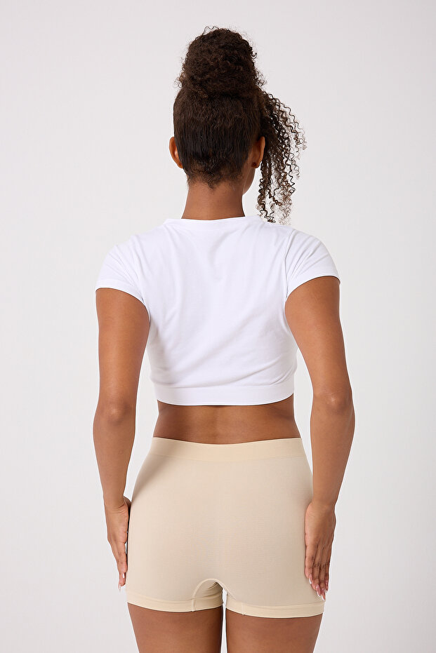 Dikişsiz Basic Kadın Boxer - 4