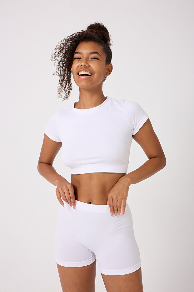 Dikişsiz Basic Kadın Boxer - 1