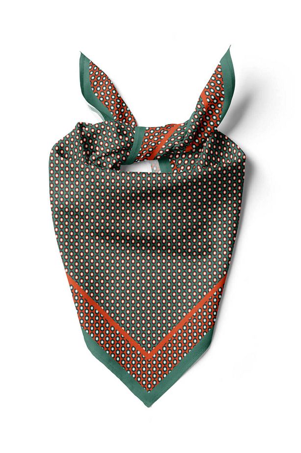 C117 Retro Tasarımlı Bandana Dg11989 - 1