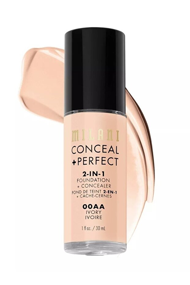Conceal Perfect 2-in-1 Foundation & Concealer 00aa Ivory – Full Coverage, Vegan, 30ml