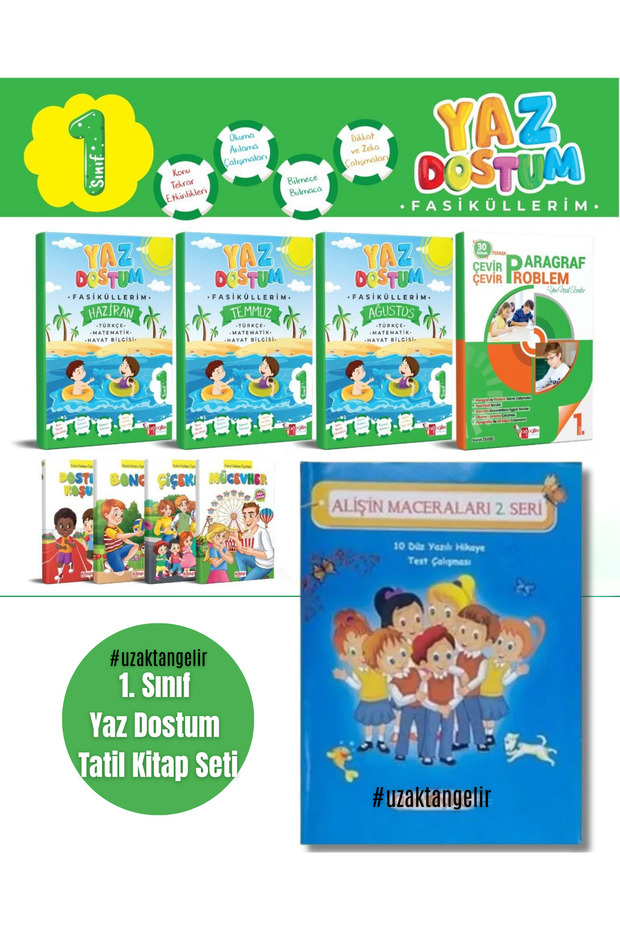 1. Sınıf Yaz Dostum Tatil Fasikülleri - 1