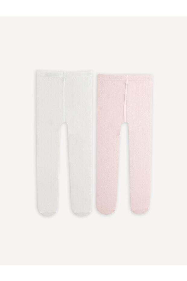 Basic Baby Girl Pantyhose 2-Piece (W3)