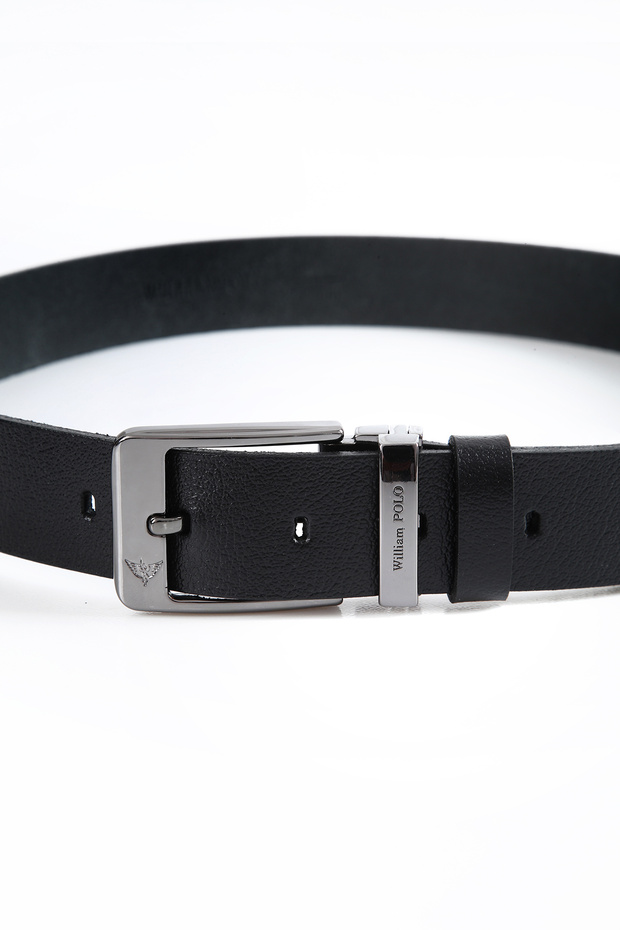Williampolo Genuine Leather Buckle Luxury Men's Belt