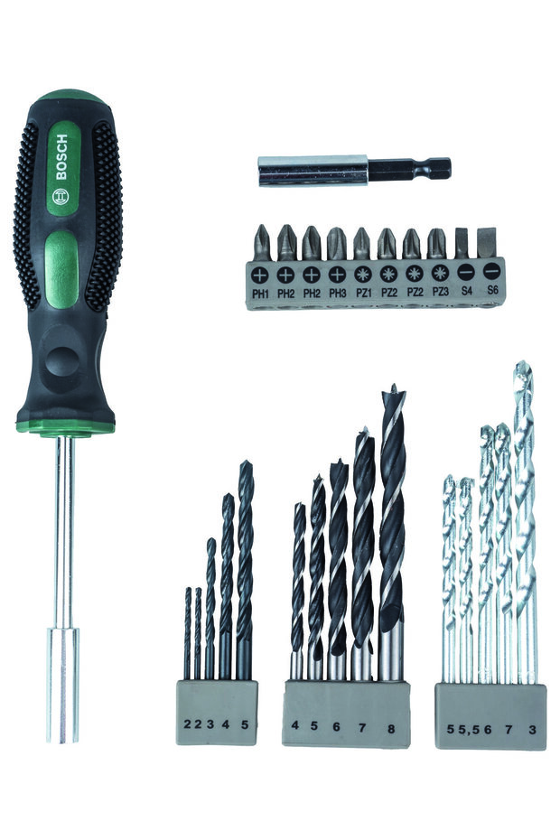 27 Parça Tornavidalı Vidalama Ve Matkap Ucu Seti - 2607017201 - 1