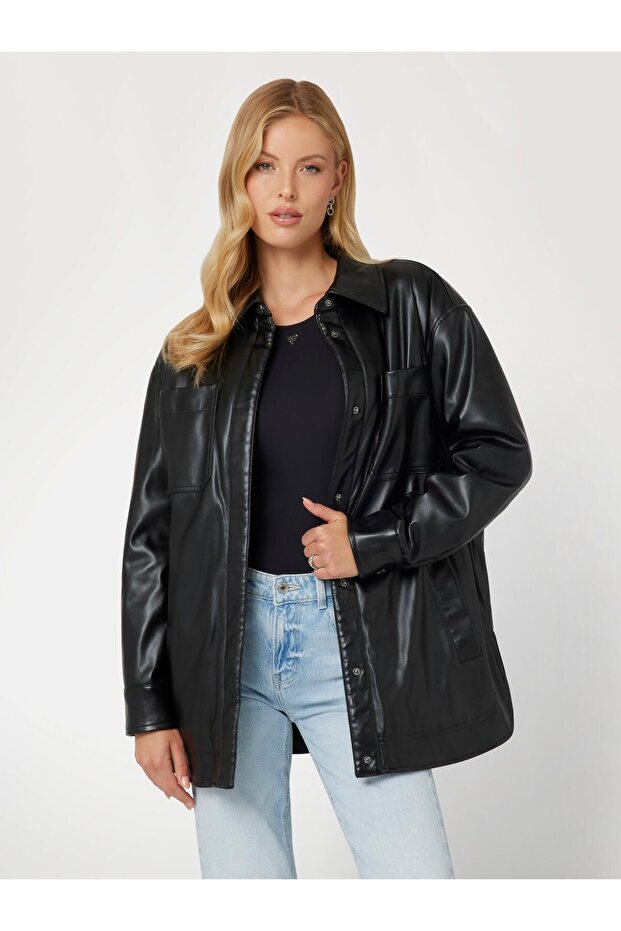 Pu Mareva Kadın Outerwear - 1