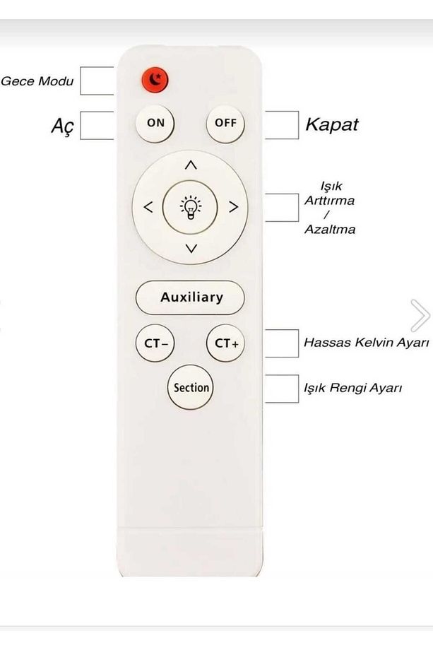 SONSUZ 2 li 3 RENKLİ LEDLİ KUMANDALI MODERN AVİZE - 7