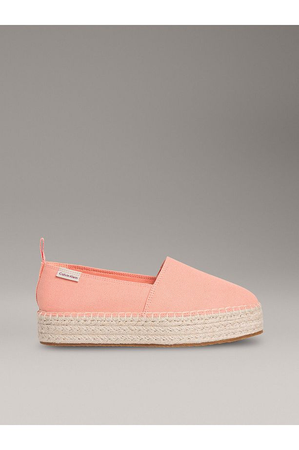 Canvas Platform Espadrilles - 1