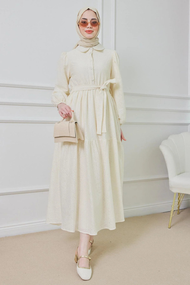 Fileli Elbise - 1