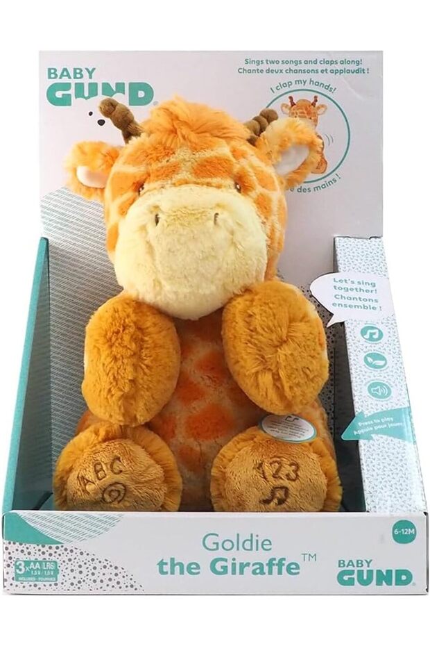 GUND Goldie Giraffe Animated