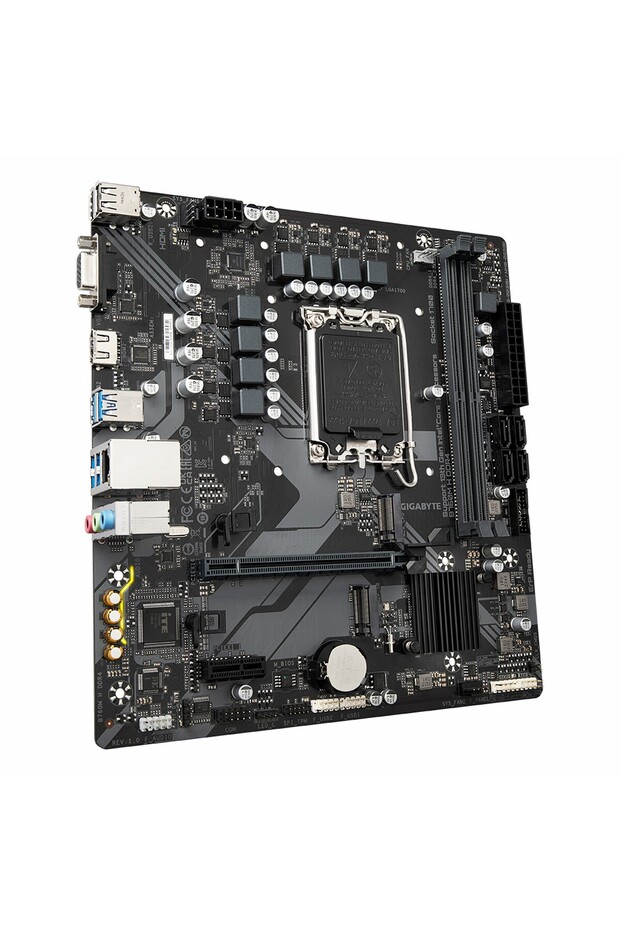 B760M H DDR4 (3200MHz)OC M.2 VGA/HDMI PCIe 4.0 1700P mATX Anakart - 3