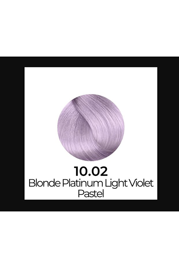 Hair Color No 10/02 Blonde Platinum Light Violet Pastel 100 ml
