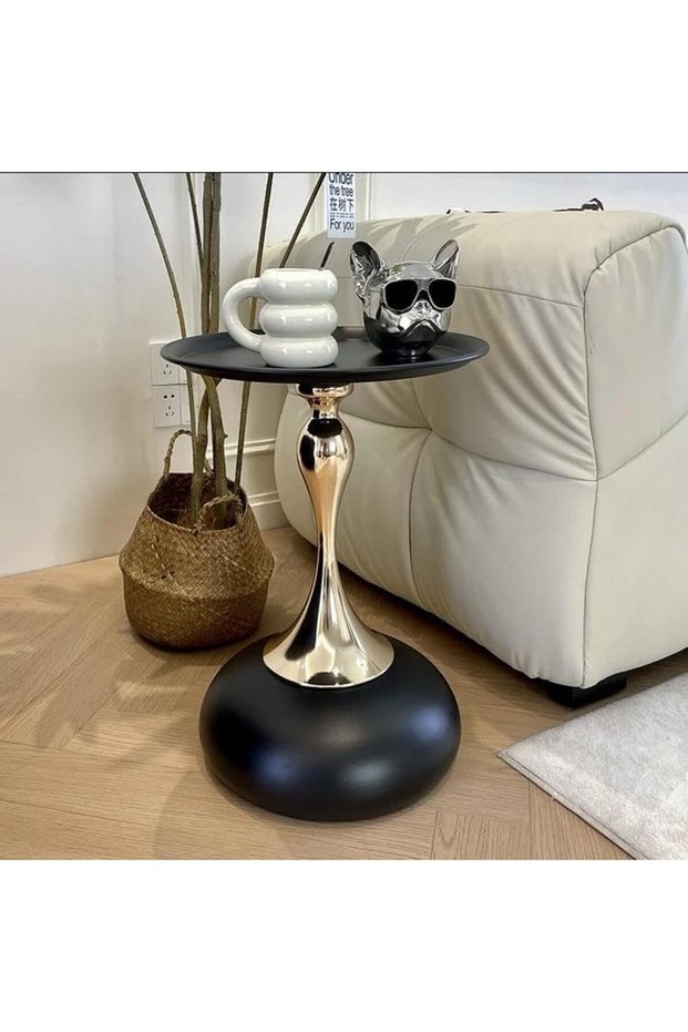Coffee Tables Nordic Accent End Sofa Metal Gold Oak Round Modern Side Set Living Room Furniture Luxu
