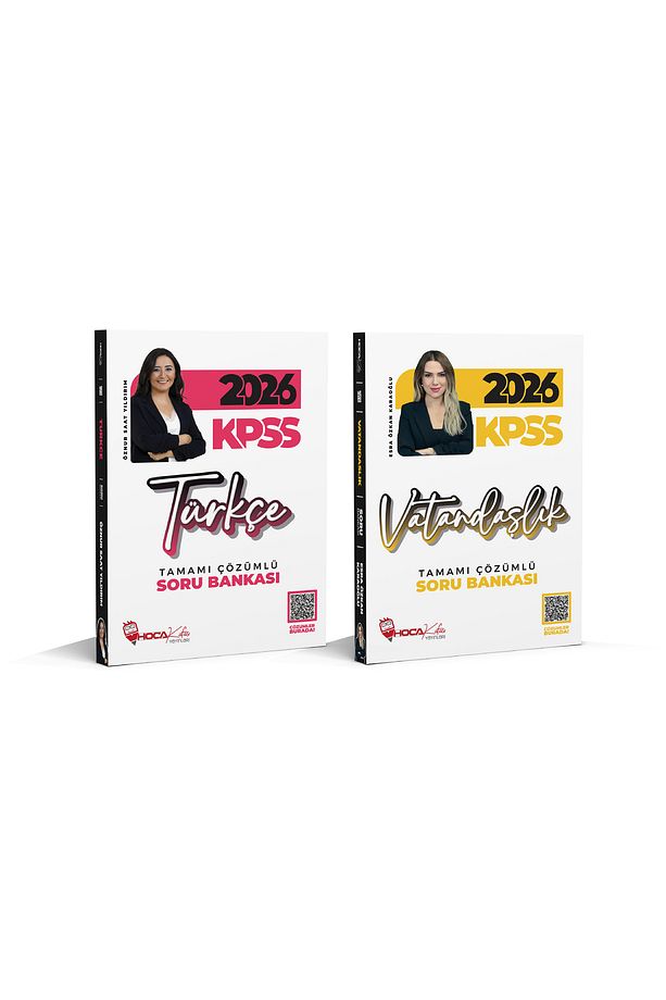 2026 KPSS Türkçe Soru Bankası- Vatandaşlık Soru Bankası 2 Li Set - 1