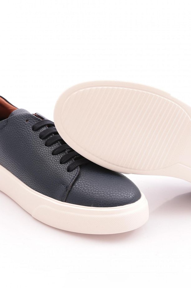 Tommy Erkek Deri Sneaker Ayakkabı - 4