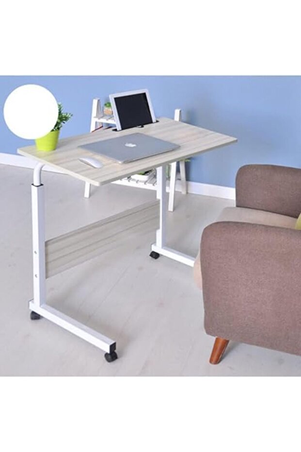 Adjustable Portable Laptop Desk - Bedside Computer Table for Home & Office Use