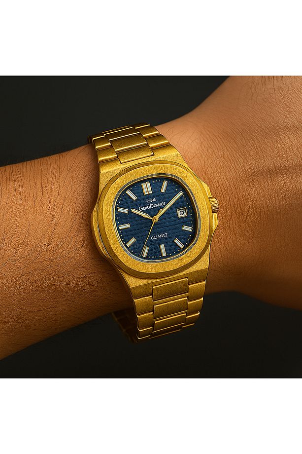 Çelik Patek Philippe Model Takvimli Erkek Kol Saati - 2