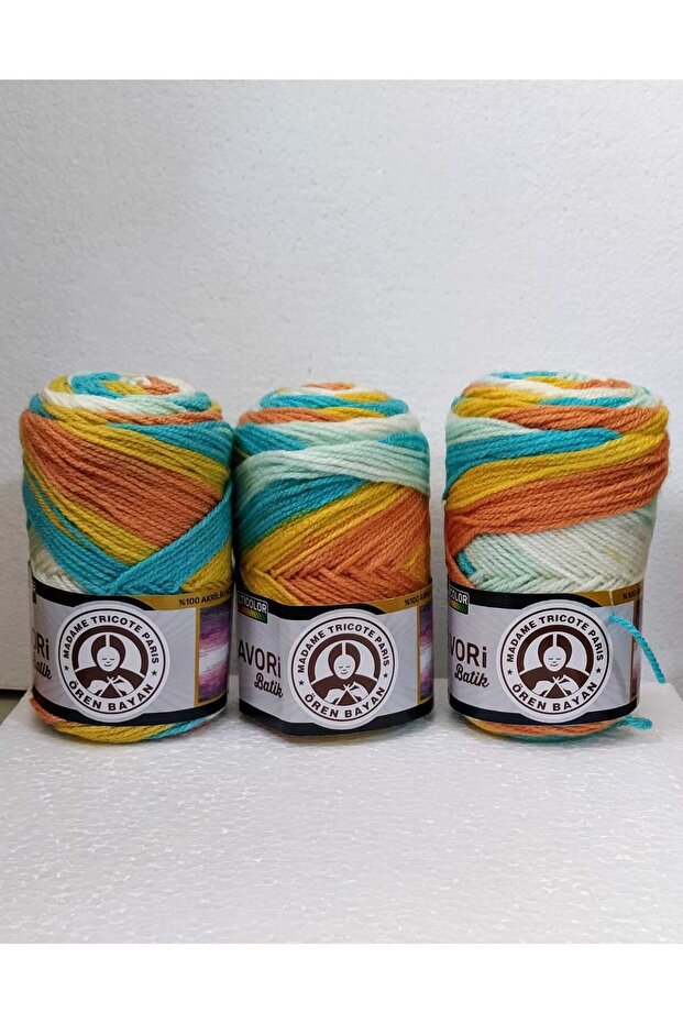 Ören Batik 3 Pack 977-977 Hand Knitting Yarn