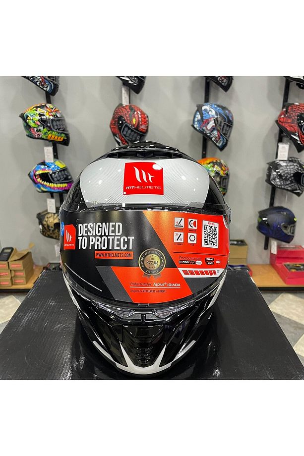 Helmets Thunder 4 SV Exeo C2 Gloss Pearl Titanium Full Face Motosiklet Kaskı - 5