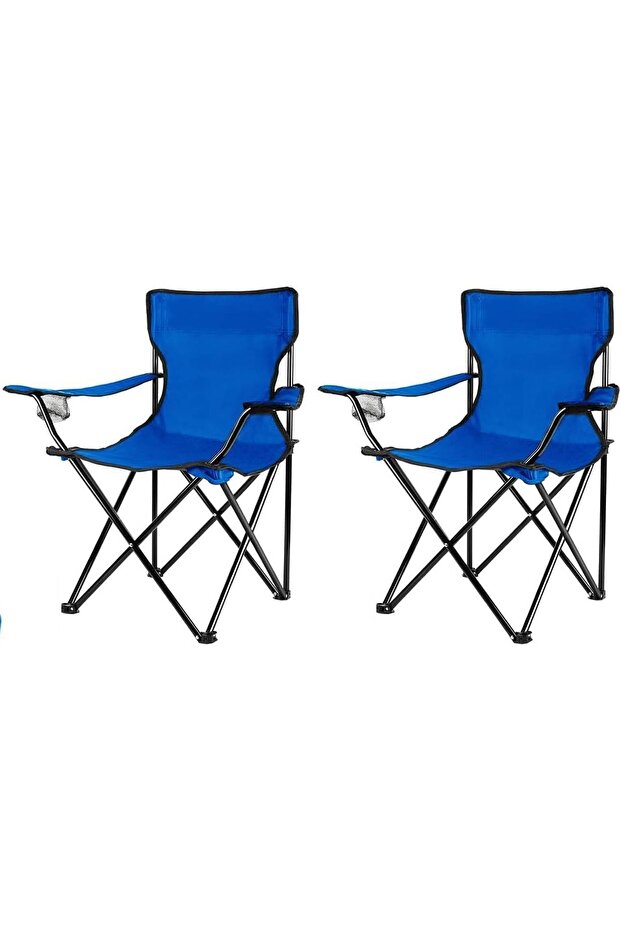 [2 PACK] Portable Folding Beach Chair Multi-Purpose Camping Chair for Adult, With Carry Bag