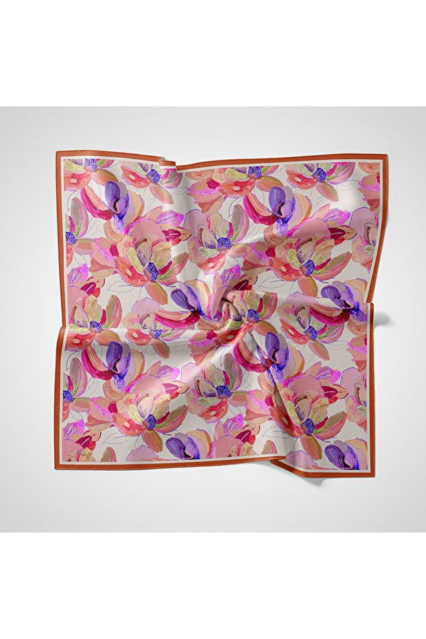 Eșarfă cu model natural - 1