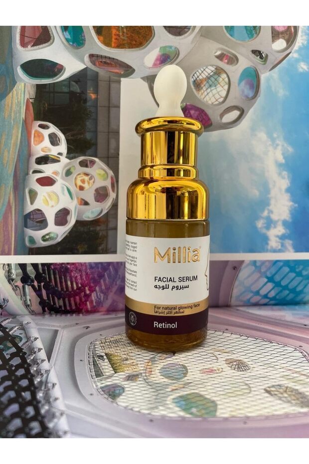 Millia Retinol Facial Serum, 40ml, Natural Glowing Face