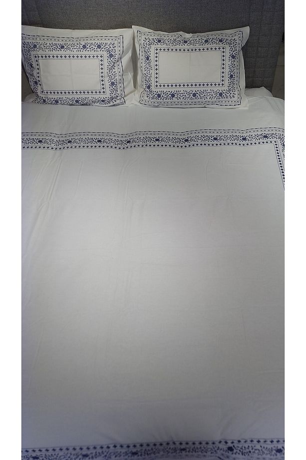 SLC HOME Pamuklu Çift Kişilik Nevresim Takımı ( Lastiksiz ) - 1