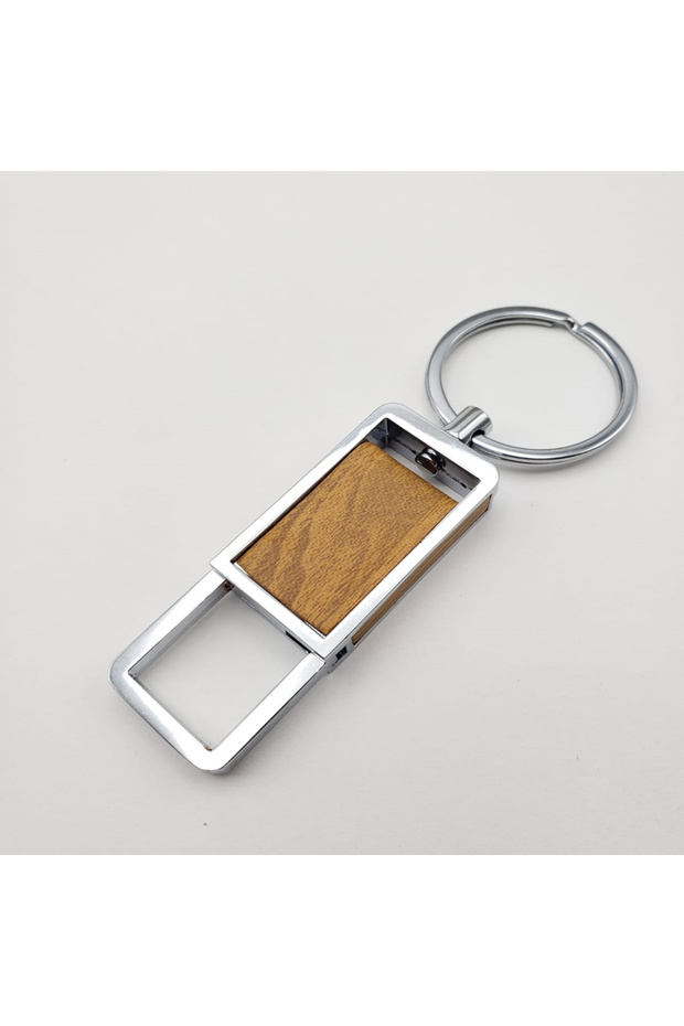 Metal Building Design Keychain for Office Home Office Gift
