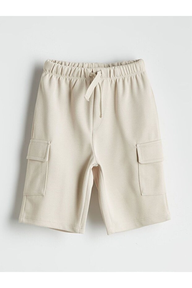 LCW Kids Elastic Waist Basic Boys' Shorts - 1