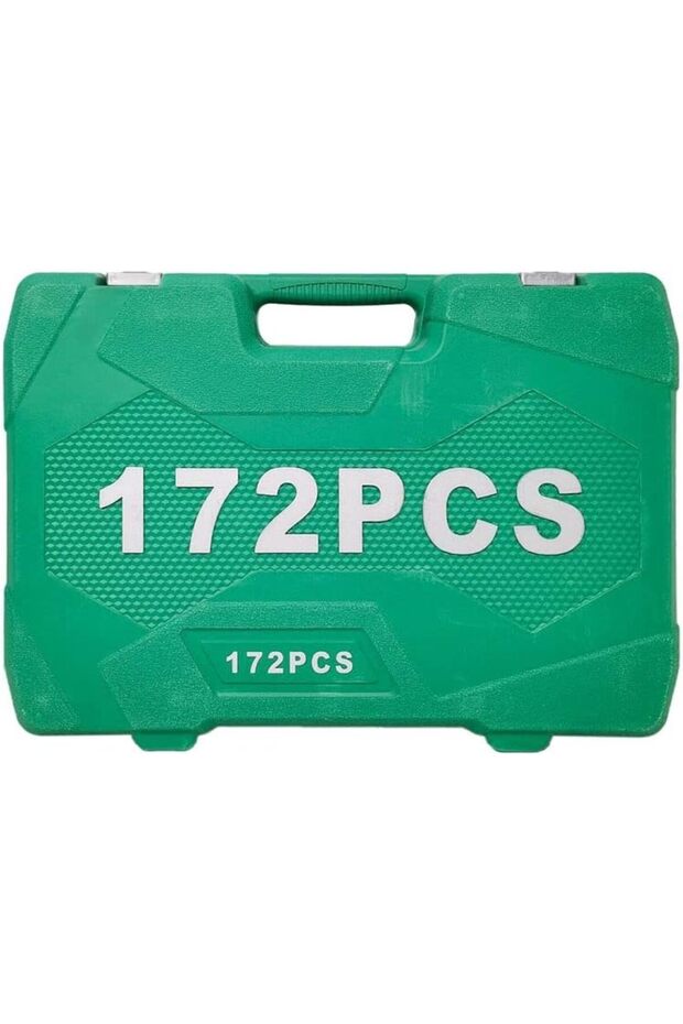 172 Pcs Wrench Tool Set Screwdriver Bit Set Box Spanner Set 1/4" 3/8" 1/2" DR.Socket & Bit Set Indus - 5