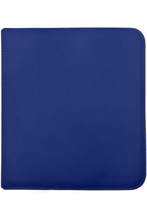 Zippered Pro Binder Dark Blue 12 Pockets 480 Card Capacity
